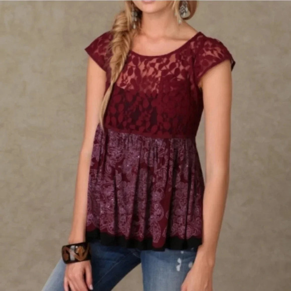 Free People Left Me Speechless Top Size XS - Picture 2 of 8